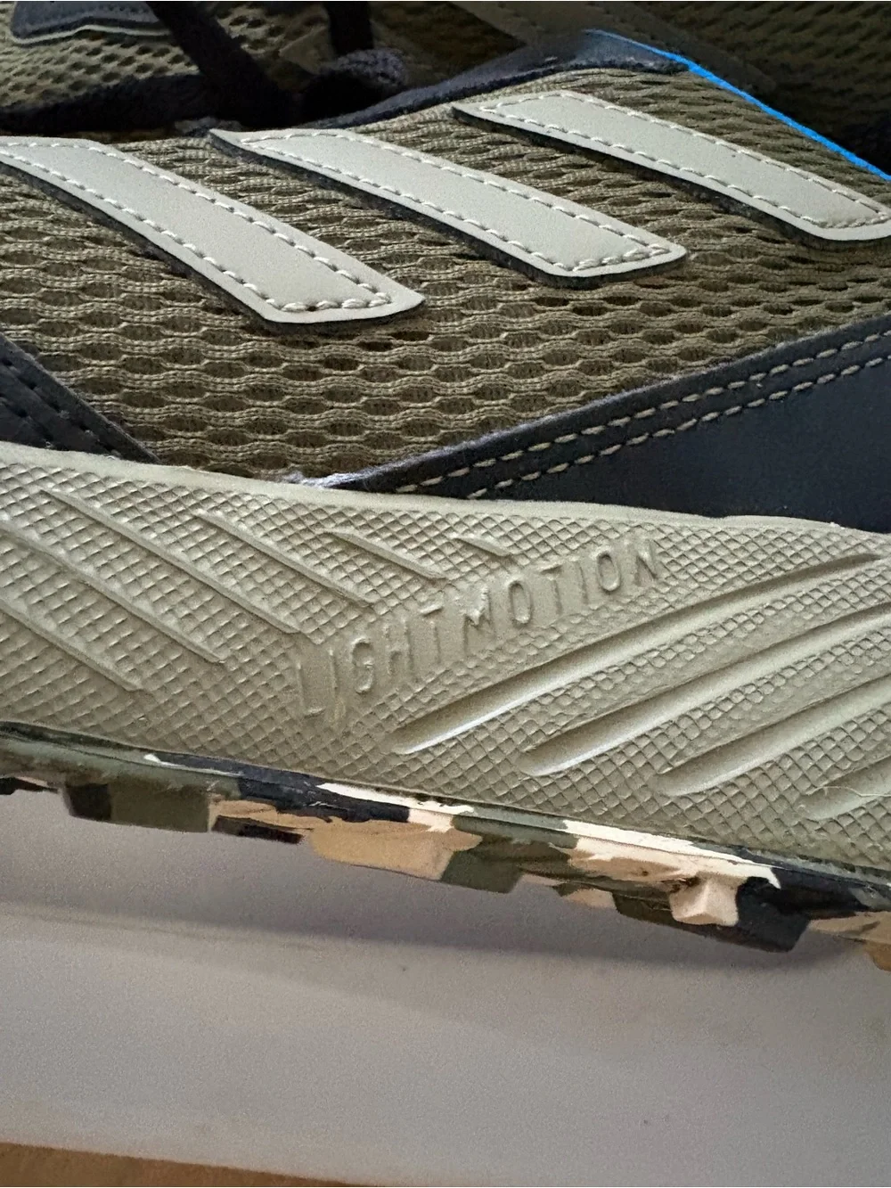 adidas Blue and Black Low-Top Athletic Sneakers